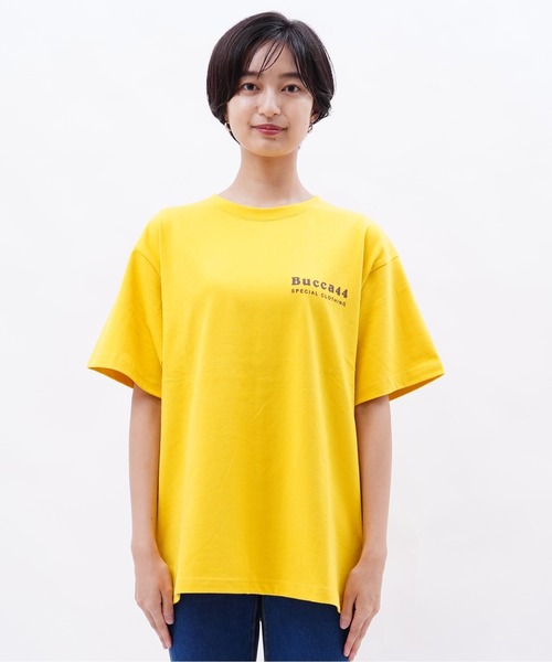 BUCCA 44（ブッカフォーティーフォー）の「【BUCCA 44】マウンテンロゴプリントT（Tシャツ/カットソー・メンズ・ホワイト/イエロー・MEDIUM/LARGE/X-LARGE/XX-LARGE/XXX-LARGE）」の8枚目の写真