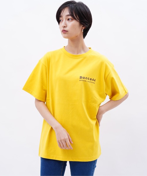 BUCCA 44（ブッカフォーティーフォー）の「【BUCCA 44】マウンテンロゴプリントT（Tシャツ/カットソー・メンズ・ホワイト/イエロー・MEDIUM/LARGE/X-LARGE/XX-LARGE/XXX-LARGE）」の11枚目の写真