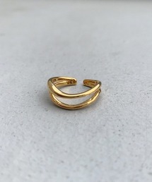 ダブルラインシンプルリング