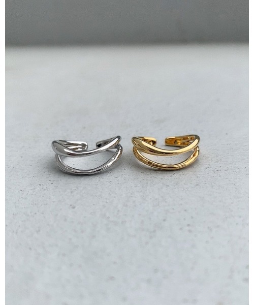 mou(モウ)の「ダブルラインシンプルリング(リング・レディース・シルバー/ゴールド・FREE)」の8枚目の写真