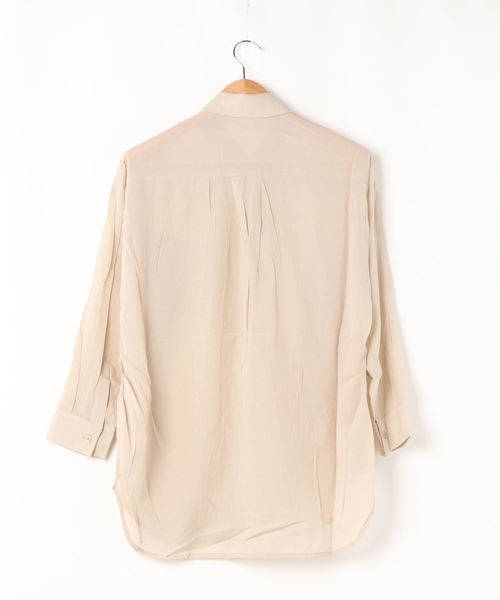 one way（ワンウェイ）の「BIGシアーシャツ（シャツ/ブラウス・レディース・ホワイト/ベージュ/ライトパープル・FREE）」の10枚目の写真