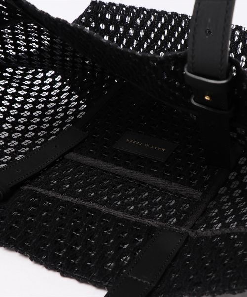 MARY AL TERNA(メアリオルターナ)の「【MARY AL TERNA(メアリオルターナ)】メッシュトートバッグM(トートバッグ・レディース・アイボリー/ブラック・FREE)」の15枚目の写真