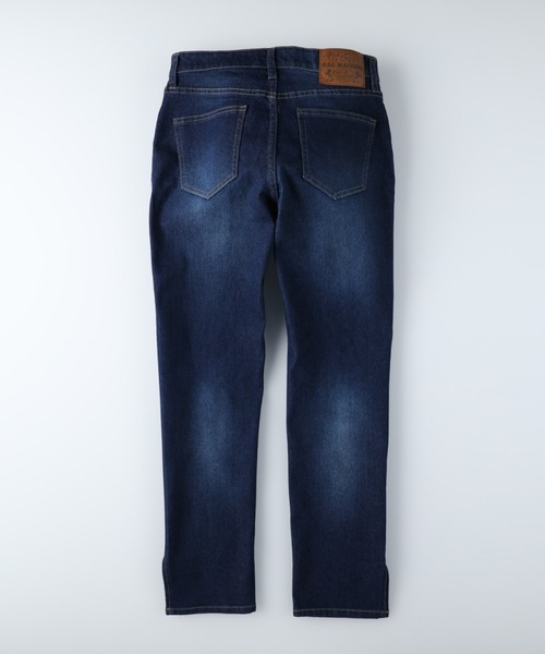 RAG MACHINE（ラグマシーン）の「【RAG MACHINE】サイドスリットデニム（デニムパンツ・レディース・ダークインディゴブルー・S/M/L）」の14枚目の写真