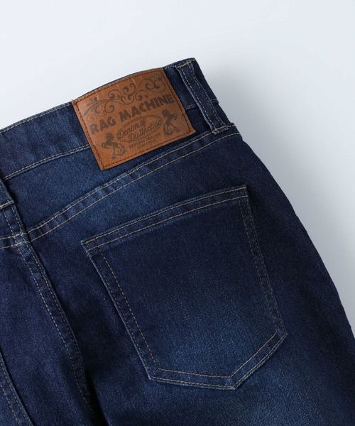 RAG MACHINE（ラグマシーン）の「【RAG MACHINE】サイドスリットデニム（デニムパンツ・レディース・ダークインディゴブルー・S/M/L）」の10枚目の写真