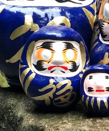 BEAMS JAPAN（ビームス　ジャパン）の「福島 白河だるま総本舗 × BEAMS JAPAN / 別注 藍 だるま 15cm（インテリア雑貨）」