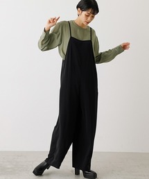 AZUL by moussy | STRING SALOPETTE/ストリングサロンペット(つなぎ/オールインワン)