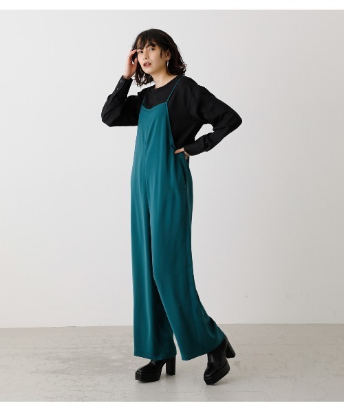 AZUL by moussy（アズールバイマウジー）の「STRING SALOPETTE