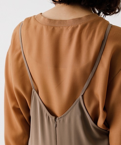 AZUL by moussy(アズールバイマウジー)の「STRING SALOPETTE/ストリングサロンペット(つなぎ/オールインワン・レディース・ブラック/ダークグリーン/ライトブラウン・SMALL/MEDIUM)」の22枚目の写真