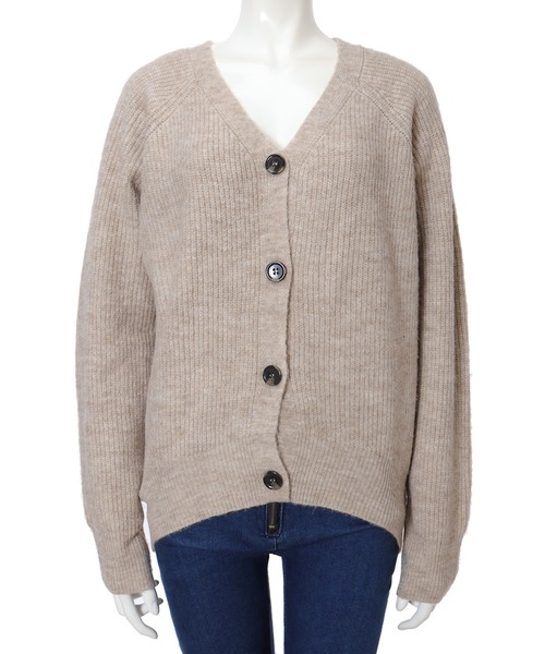 fifth（フィフス）の「ソフトタッチニットカーディガン（カーディガン/ボレロ・レディース・ライトグレー/ベージュ/ライム・MEDIUM）」の16枚目の写真