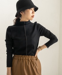 CAPRICIEUX LE'MAGE | リブハイネックプルオーバー(Tシャツ/カットソー)