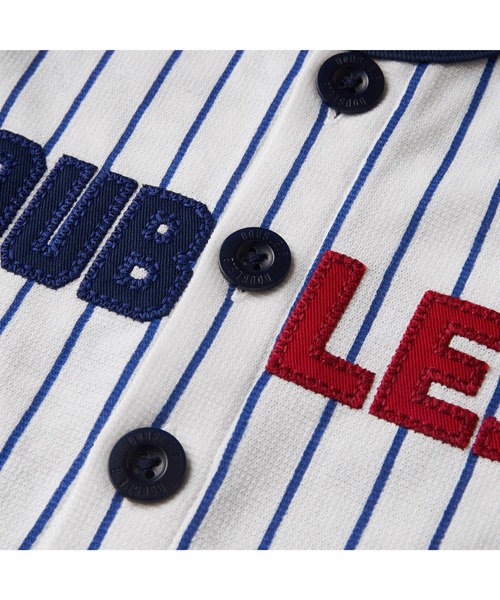 DOUBLE_B（ダブルビー）の「ベースボール半袖シャツ（シャツ/ブラウス・キッズ・ホワイト×ネイビー・120cm/110cm）」の7枚目の写真