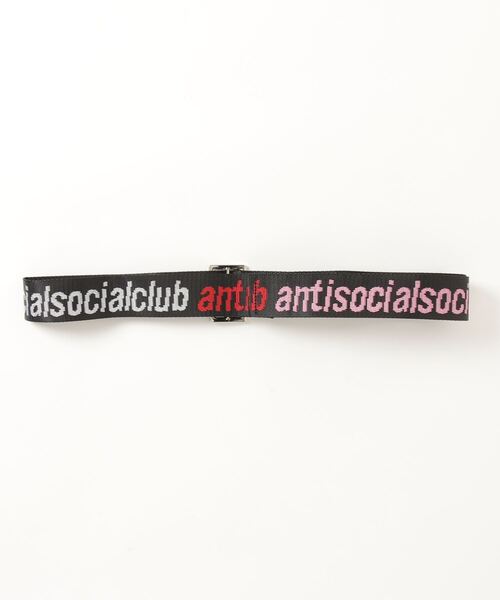 ANTI SOCIAL SOCIAL CLUB（アンチソーシャルソーシャルクラブ）の「Anti Social Social Club / See Right Thru Me Black Belt（ベルト・メンズ・ブラック・FREE）」の4枚目の写真