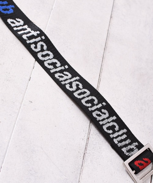 ANTI SOCIAL SOCIAL CLUB（アンチソーシャルソーシャルクラブ）の「Anti Social Social Club / See Right Thru Me Black Belt（ベルト・メンズ・ブラック・FREE）」の2枚目の写真
