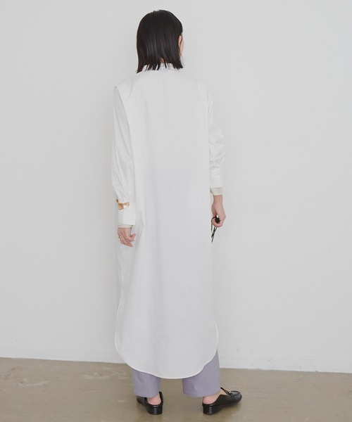 Aunt Marie's(アントマリーズ)の「ショルダータックピンタックシャツワンピース / Aunt Marie's(シャツワンピース・レディース・ブルー/ブラック/アイボリー・FREE)」の22枚目の写真