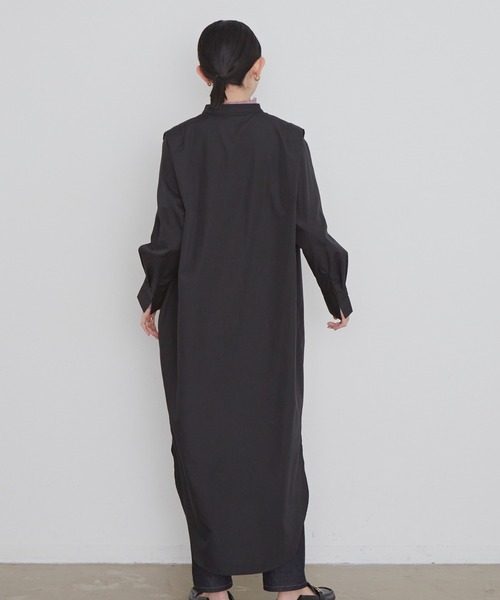 Aunt Marie's(アントマリーズ)の「ショルダータックピンタックシャツワンピース / Aunt Marie's(シャツワンピース・レディース・ブルー/ブラック/アイボリー・FREE)」の17枚目の写真