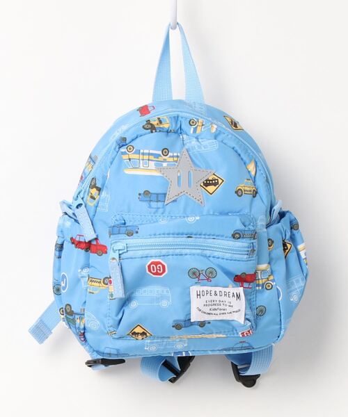 Kids Foret（キッズフォーレ）の「撥水ボンディングリュック（バックパック/リュック・キッズ・ネイビー/ピンク/イエロー/ブルー・S）」の2枚目の写真