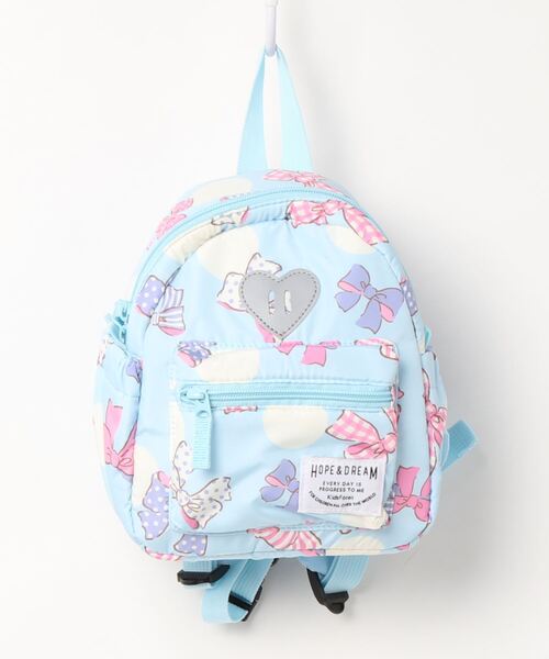 Kids Foret（キッズフォーレ）の「撥水ボンディングリュック（バックパック/リュック・キッズ・ネイビー/ピンク/イエロー/ブルー・S）」の3枚目の写真