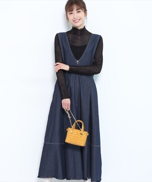 ワンピース２ｗａｙデザインジャンスカ ワンピース Apuweiser Riche アプワイザーリッシェ のファッション 楽天スーパーセール の ワンピース