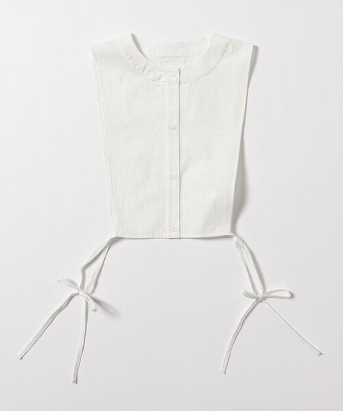 Ray BEAMS（レイビームス）の「RBS / ヨーク レイヤー 2way シアーニット（ニット/セーター・レディース・ホワイト/ブラック・ONE SIZE）」の12枚目の写真