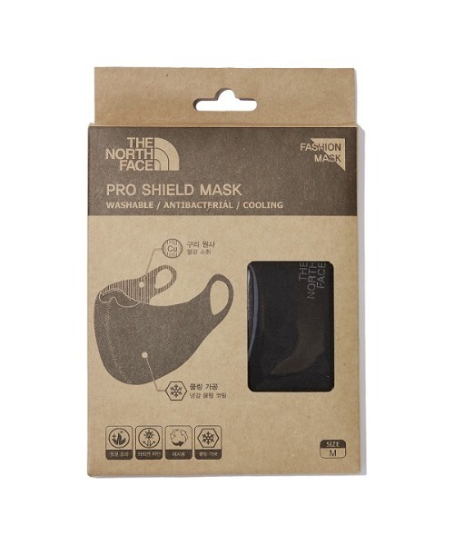 THE NORTH FACE（ザノースフェイス）の「THE NORTH FACE(ザ・ノースフェイス)/フィルターインマスク PRO SHIELD MASK(M)（マスク・レディース・ブラック/グレー・FREE）」の8枚目の写真