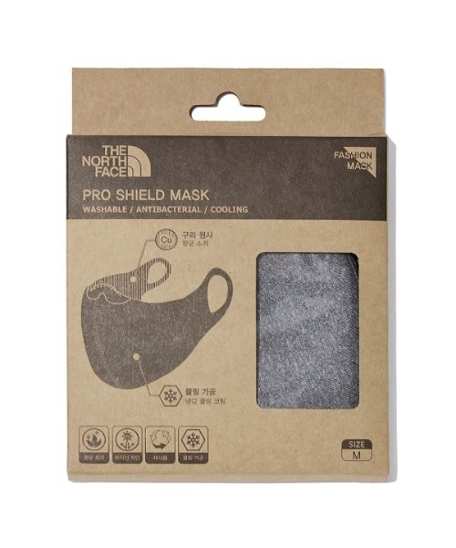THE NORTH FACE（ザノースフェイス）の「THE NORTH FACE(ザ・ノースフェイス)/フィルターインマスク PRO SHIELD MASK(M)（マスク・レディース・ブラック/グレー・FREE）」の14枚目の写真