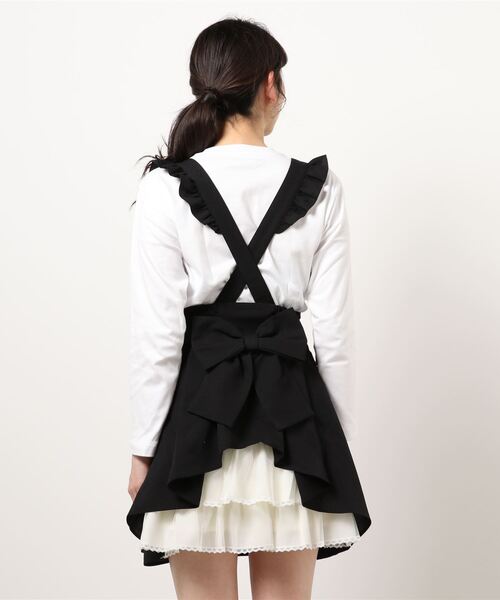 Secret Honey（シークレットハニー）の「サイドレースアップバッスルスカート（スカート・レディース・ブラック系その他/ブラック/ブルー/ブラック系その他2/グレー/ネイビー・MEDIUM）」の14枚目の写真