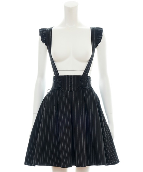 Secret Honey（シークレットハニー）の「サイドレースアップバッスルスカート（スカート・レディース・ブラック系その他/ブラック/ブルー/ブラック系その他2/グレー/ネイビー・MEDIUM）」の11枚目の写真