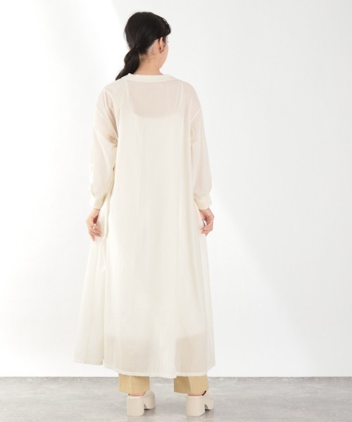 LOWRYS FARM（ローリーズファーム）の「シャカシャカリブワンピース　939524（ワンピース・レディース・アイボリー/ブラック/グリーン/パープル/オレンジ/カーキ・FREE）」の8枚目の写真