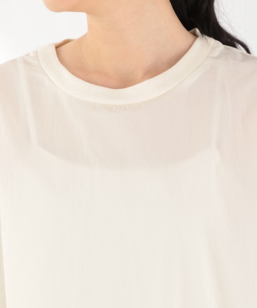 LOWRYS FARM（ローリーズファーム）の「シャカシャカリブワンピース　939524（ワンピース・レディース・アイボリー/ブラック/グリーン/パープル/オレンジ/カーキ・FREE）」の9枚目の写真