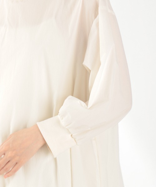 LOWRYS FARM（ローリーズファーム）の「シャカシャカリブワンピース　939524（ワンピース・レディース・アイボリー/ブラック/グリーン/パープル/オレンジ/カーキ・FREE）」の10枚目の写真