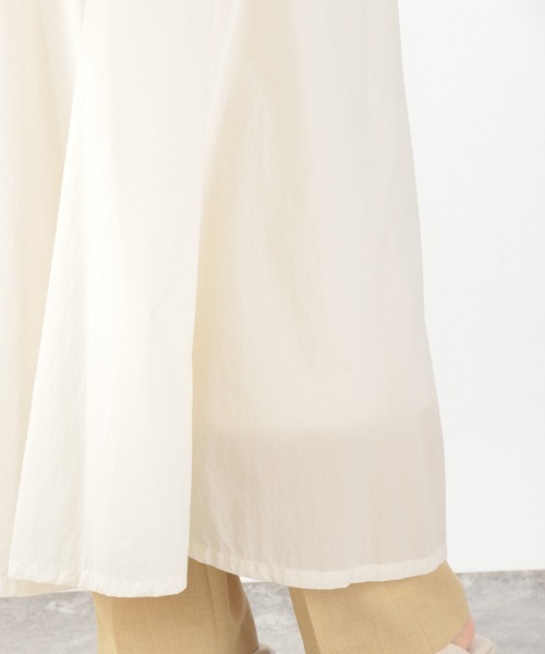 LOWRYS FARM（ローリーズファーム）の「シャカシャカリブワンピース　939524（ワンピース・レディース・アイボリー/ブラック/グリーン/パープル/オレンジ/カーキ・FREE）」の12枚目の写真