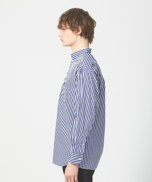 ABAHOUSE(アバハウス)の「【別注】Individualized shirts ボタンダウンシャツ(シャツ/ブラウス・メンズ・ネイビー/ライトブルー・1/2)」の4枚目の写真
