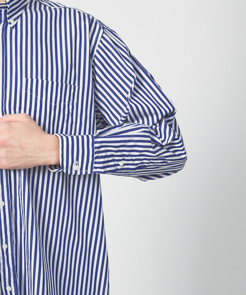 ABAHOUSE(アバハウス)の「【別注】Individualized shirts ボタンダウンシャツ(シャツ/ブラウス・メンズ・ネイビー/ライトブルー・1/2)」の7枚目の写真