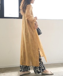 シアーBIGロングシャツワンピース