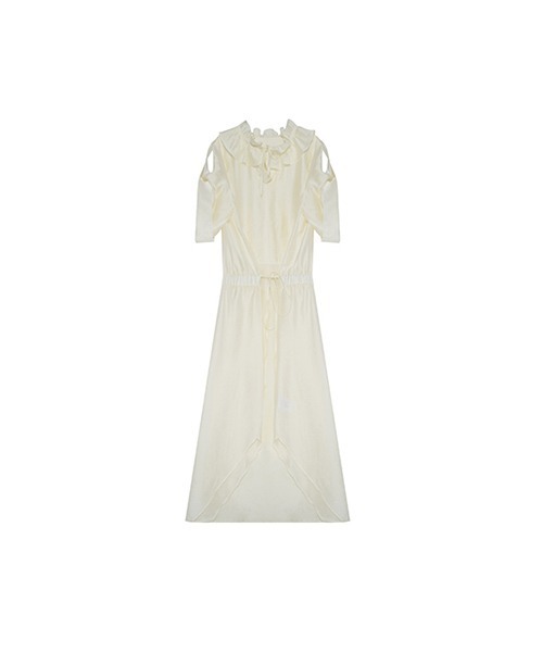 UNSPOKEN(アンスポクン)の「【UNSPOKEN】Waist ribbon dress UX20L632chw(ワンピース・レディース・アイボリー・M/S)」の13枚目の写真