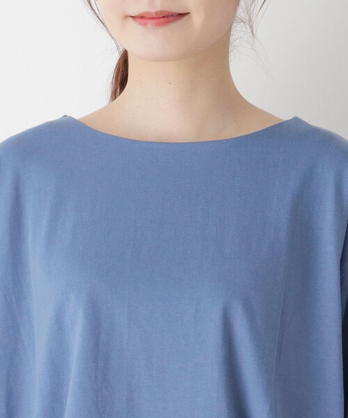 pink adobe（ピンクアドベ）の「◆【M-LL】パフスリーブ トップス（Tシャツ/カットソー・レディース・オフホワイト/ブラック/ブルー/ナチュラル・40/42/38）」の8枚目の写真