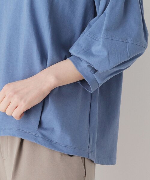 pink adobe（ピンクアドベ）の「◆【M-LL】パフスリーブ トップス（Tシャツ/カットソー・レディース・オフホワイト/ブラック/ブルー/ナチュラル・40/42/38）」の9枚目の写真