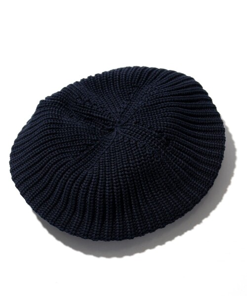 FREAK'S STORE（フリークスストア）の「Racal/ラカル 別注 BERE SPRING/SUMMER/ベレー帽（ハンチング/ベレー帽・メンズ・ブラック/ネイビー・ﾌﾘ-）」の5枚目の写真