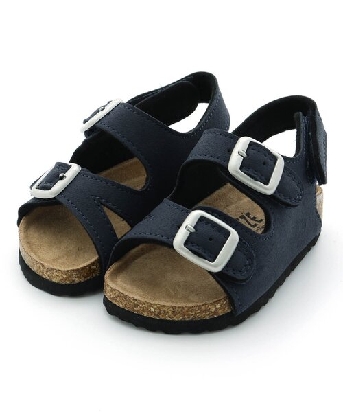 BREEZE（ブリーズ）の「/スウェードコンフォートサンダル（サンダル・キッズ・オフホワイト/ネイビー/ブラウン・15 /16/18/19/14/17）」の3枚目の写真