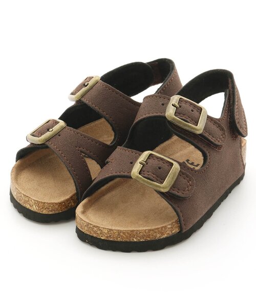 BREEZE（ブリーズ）の「/スウェードコンフォートサンダル（サンダル・キッズ・オフホワイト/ネイビー/ブラウン・15 /16/18/19/14/17）」の2枚目の写真