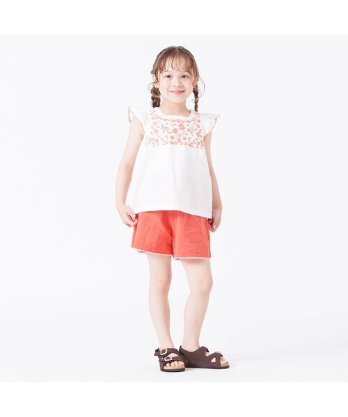 BREEZE（ブリーズ）の「/スウェードコンフォートサンダル（サンダル・キッズ・オフホワイト/ネイビー/ブラウン・15 /16/18/19/14/17）」の11枚目の写真