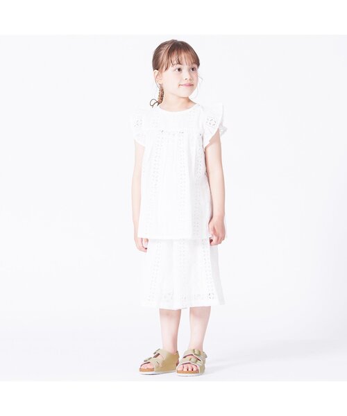 BREEZE（ブリーズ）の「/スウェードコンフォートサンダル（サンダル・キッズ・オフホワイト/ネイビー/ブラウン・15 /16/18/19/14/17）」の9枚目の写真