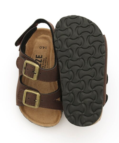 BREEZE（ブリーズ）の「/スウェードコンフォートサンダル（サンダル・キッズ・オフホワイト/ネイビー/ブラウン・15 /16/18/19/14/17）」の8枚目の写真