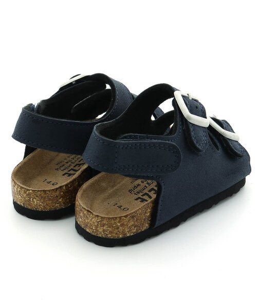BREEZE（ブリーズ）の「/スウェードコンフォートサンダル（サンダル・キッズ・オフホワイト/ネイビー/ブラウン・15 /16/18/19/14/17）」の4枚目の写真