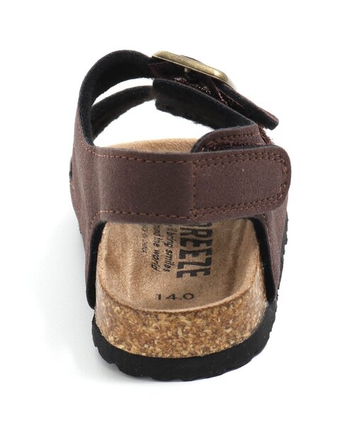 BREEZE（ブリーズ）の「/スウェードコンフォートサンダル（サンダル・キッズ・オフホワイト/ネイビー/ブラウン・15 /16/18/19/14/17）」の5枚目の写真