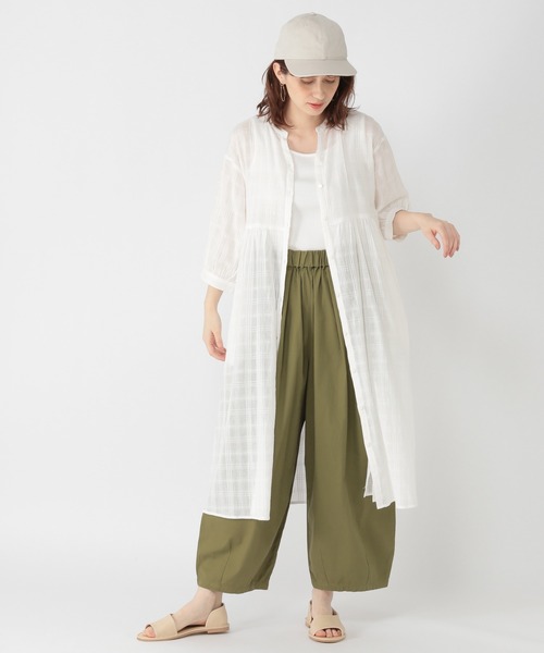 studio CLIP（スタディオクリップ）の「【キナリノ掲載商品】ベーシックリブタンクトップ（タンクトップ・レディース・ブラウン系その他/スモーク/オフホワイト/ベージュ・MEDIUM/LARGE）」の16枚目の写真