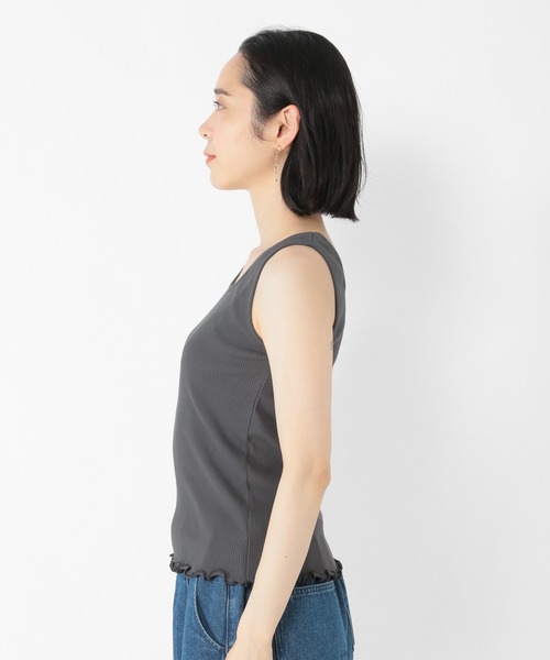 studio CLIP（スタディオクリップ）の「【キナリノ掲載商品】ベーシックリブタンクトップ（タンクトップ・レディース・ブラウン系その他/スモーク/オフホワイト/ベージュ・MEDIUM/LARGE）」の11枚目の写真