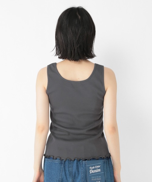 studio CLIP（スタディオクリップ）の「【キナリノ掲載商品】ベーシックリブタンクトップ（タンクトップ・レディース・ブラウン系その他/スモーク/オフホワイト/ベージュ・MEDIUM/LARGE）」の6枚目の写真