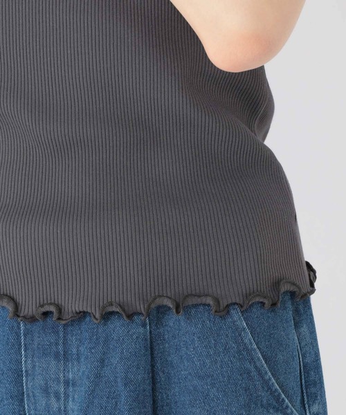 studio CLIP（スタディオクリップ）の「【キナリノ掲載商品】ベーシックリブタンクトップ（タンクトップ・レディース・ブラウン系その他/スモーク/オフホワイト/ベージュ・MEDIUM/LARGE）」の13枚目の写真