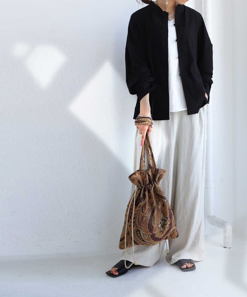 antiqua（アンティカ）の「×巾着トートバッグ（トートバッグ・レディース・マルチ・FREE）」の4枚目の写真